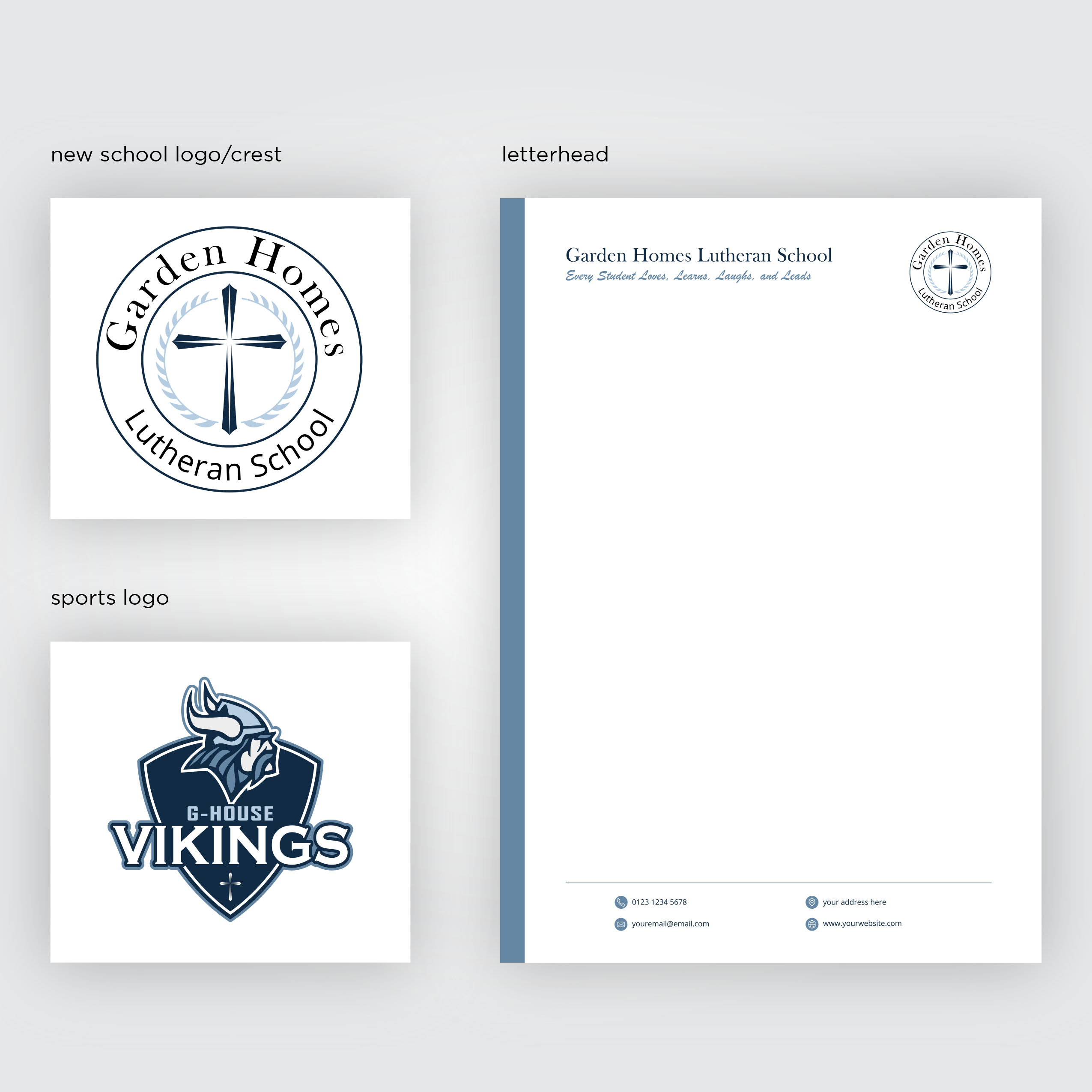 Logo Design by JWTL for Garden Homes Lutheran School | Design #30161510