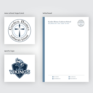 Logo Design by JWTL for Garden Homes Lutheran School | Design: #30161510