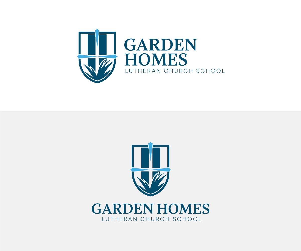 Logo Design by Graphic_Dune for Garden Homes Lutheran School | Design #30171724