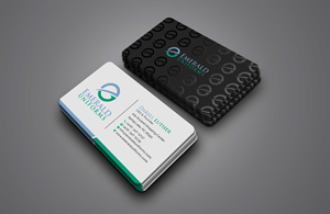 Business Card Design by Creative Moon Design for Emerald uniforms | Design: #30144174