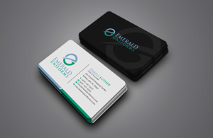Business Card Design by Creative Moon Design for Emerald uniforms | Design: #30144175