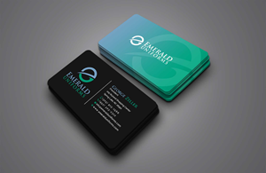 Business Card Design by Creative Moon Design for Emerald uniforms | Design: #30178194