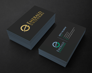 Business Card Design by Sun Moon Graphic Designer for Emerald uniforms | Design: #30141791