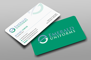 Business Card Design by Uttom 2 for Emerald uniforms | Design: #30143496