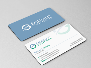 Business Card Design by Uttom 2 for Emerald uniforms | Design: #30143683