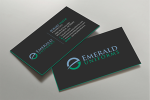 Business Card Design by Uttom 2 for Emerald uniforms | Design: #30173988