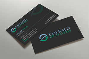 Business Card Design by Uttom 2 for Emerald uniforms | Design: #30173997