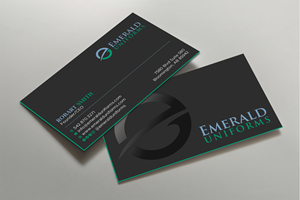 Business Card Design by Uttom 2 for Emerald uniforms | Design: #30173998