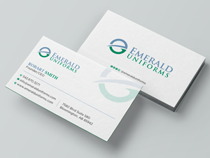 Business Card Design by Uttom 2 for Emerald uniforms | Design: #30174103