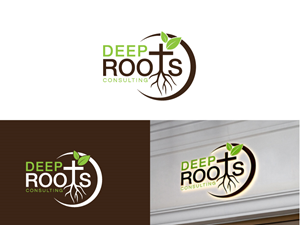 Logo Design by Cliping_path for Deep Roots Consulting, LLC  | Design: #30142089