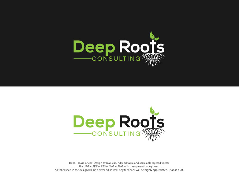 Logo Design by skart for Deep Roots Consulting, LLC  | Design #30143818