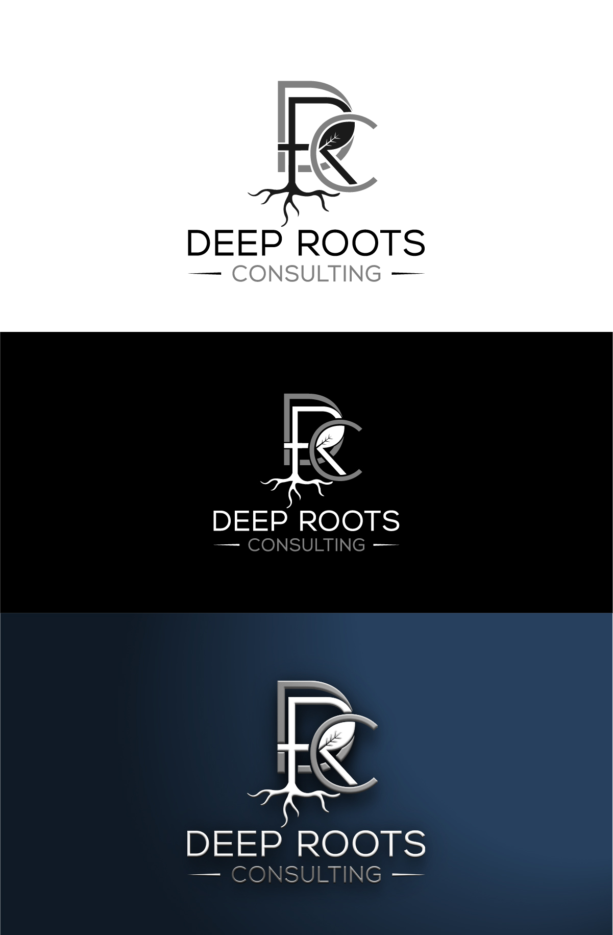 Logo Design by Deziners Zone for Deep Roots Consulting, LLC  | Design #30142440