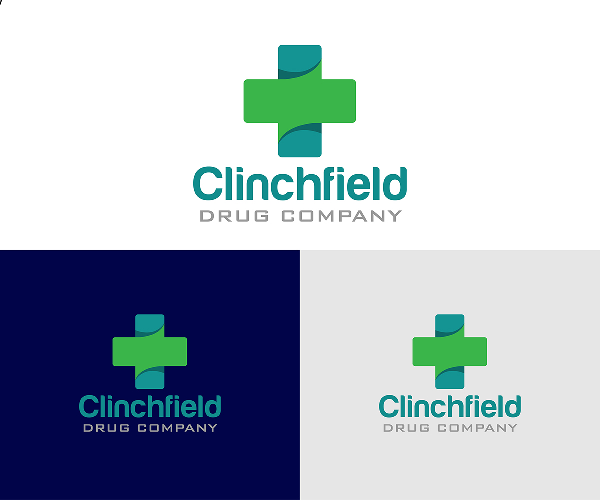 Logo Design by Rush Advertising for Clinchfield Drug Company  | Design #30140839