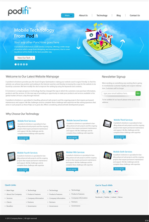 Web Design by pb for this project | Design: #751331