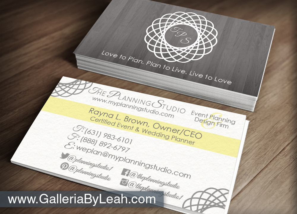 Business Card Design by galleria.by.leah for The Planning Studio | Design #3101020