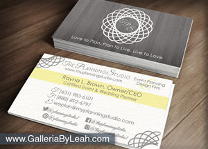 Business Card Design by galleria.by.leah for The Planning Studio | Design: #3101020