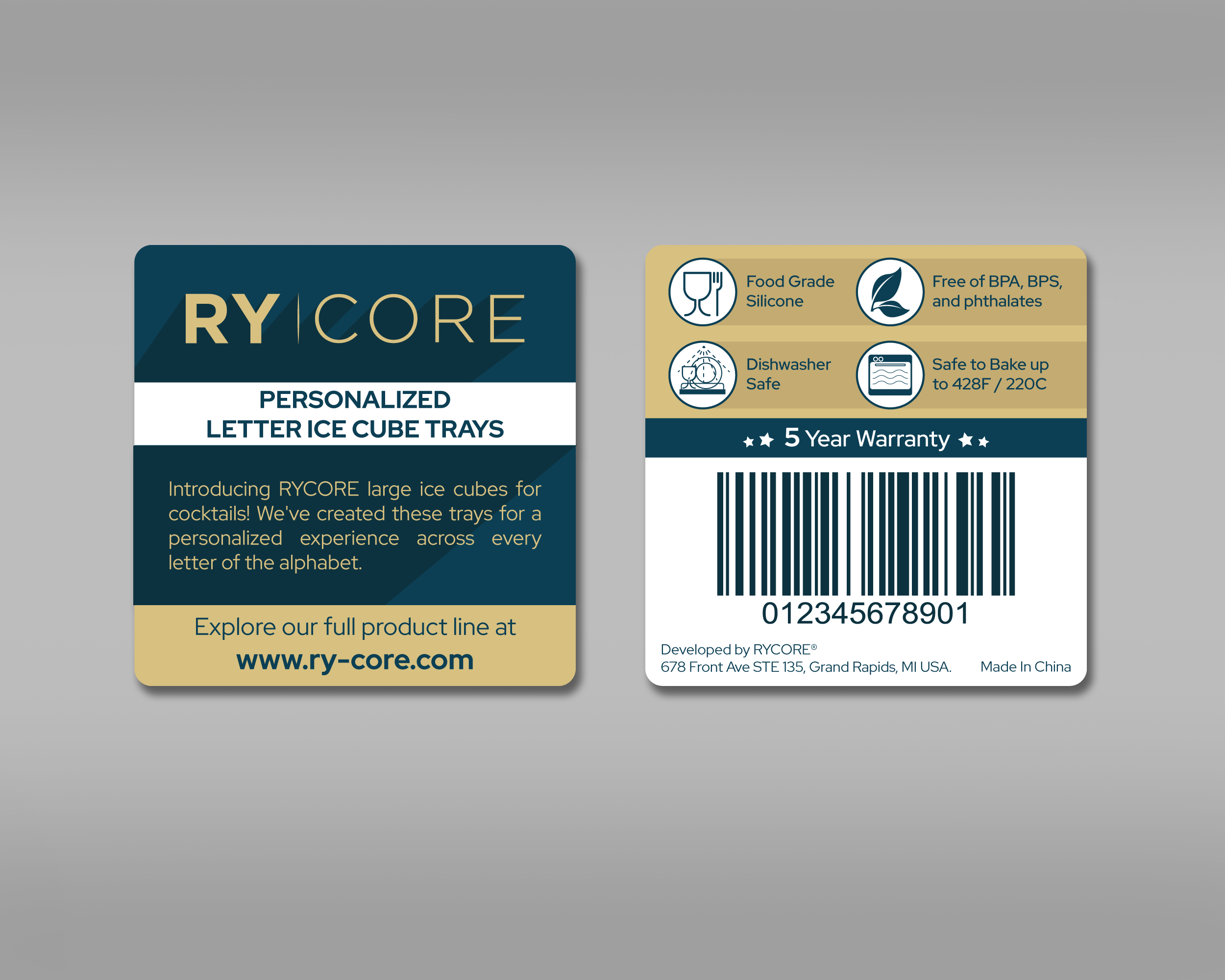 Packaging Design by vpt_creations for RyCore by Group Vertical | Design #30234374