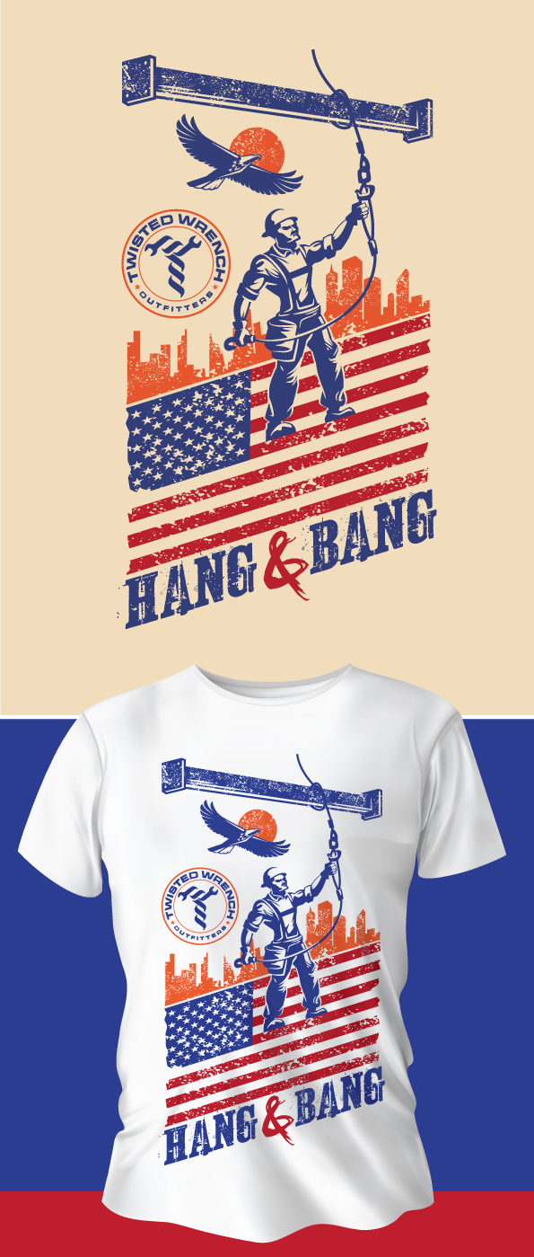 T-shirt Design by ally designs for Twisted Wrench Outfitters | Design #30155858