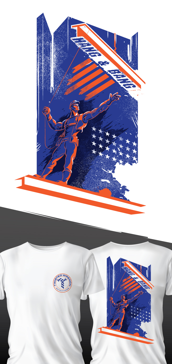 T-shirt Design by ally designs for Twisted Wrench Outfitters | Design #30155859