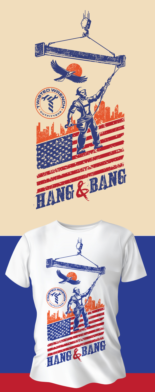 T-shirt Design by ally designs for Twisted Wrench Outfitters | Design #30159686