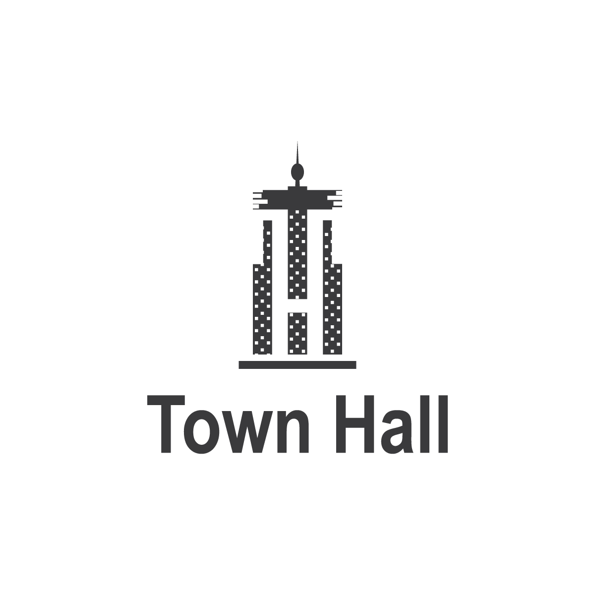Logo Design by Rasu raj for Town Hall | Design #30145867