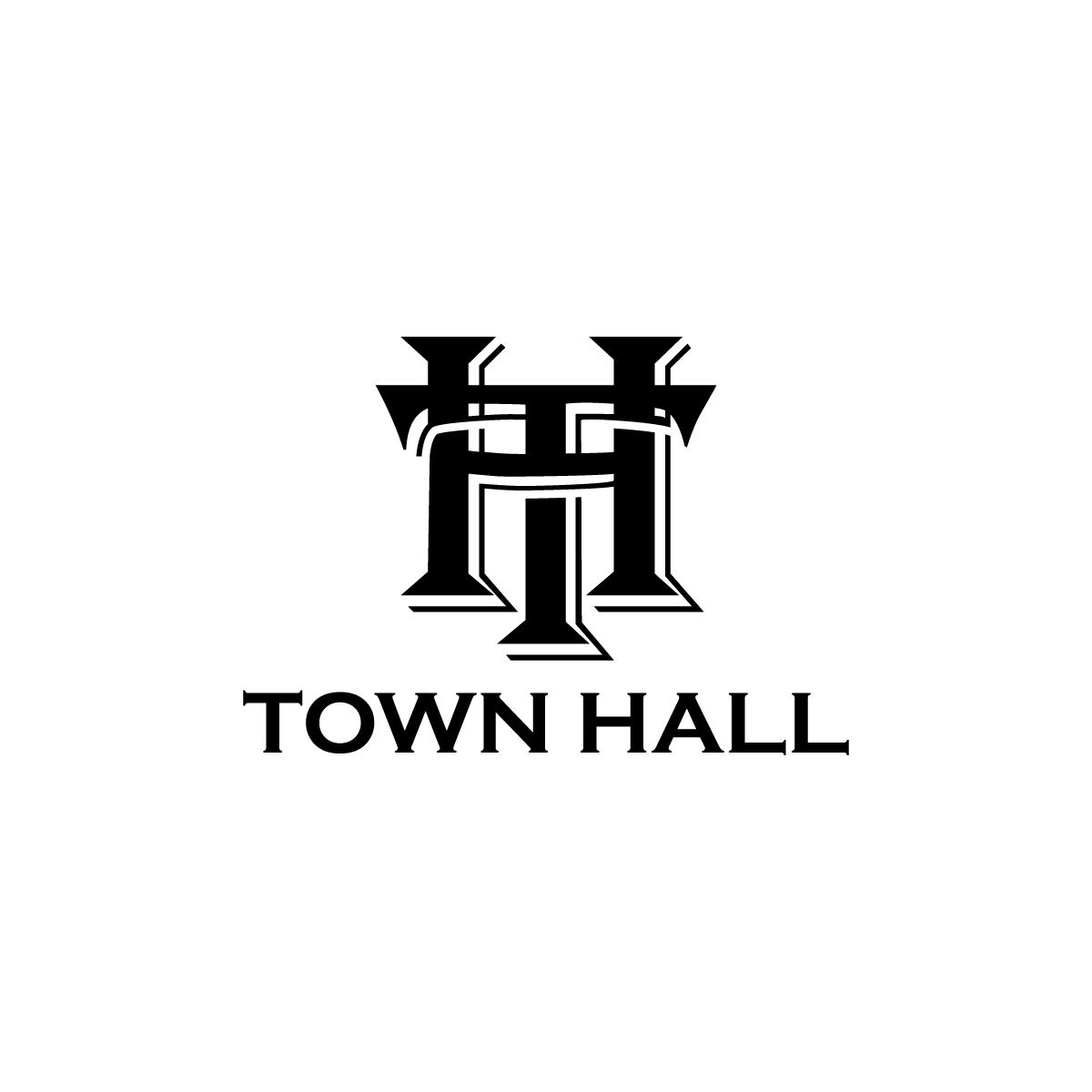 Logo Design by Rasu raj for Town Hall | Design #30152386