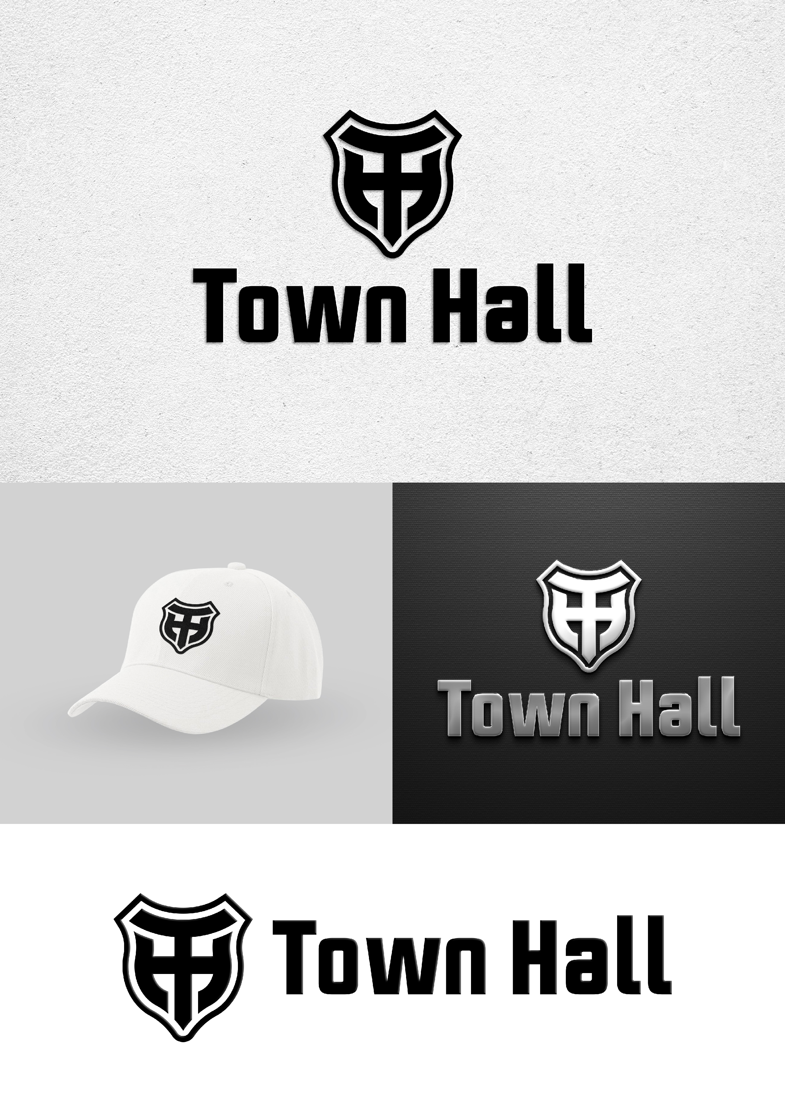 Logo Design by loveqis for Town Hall | Design #30158898
