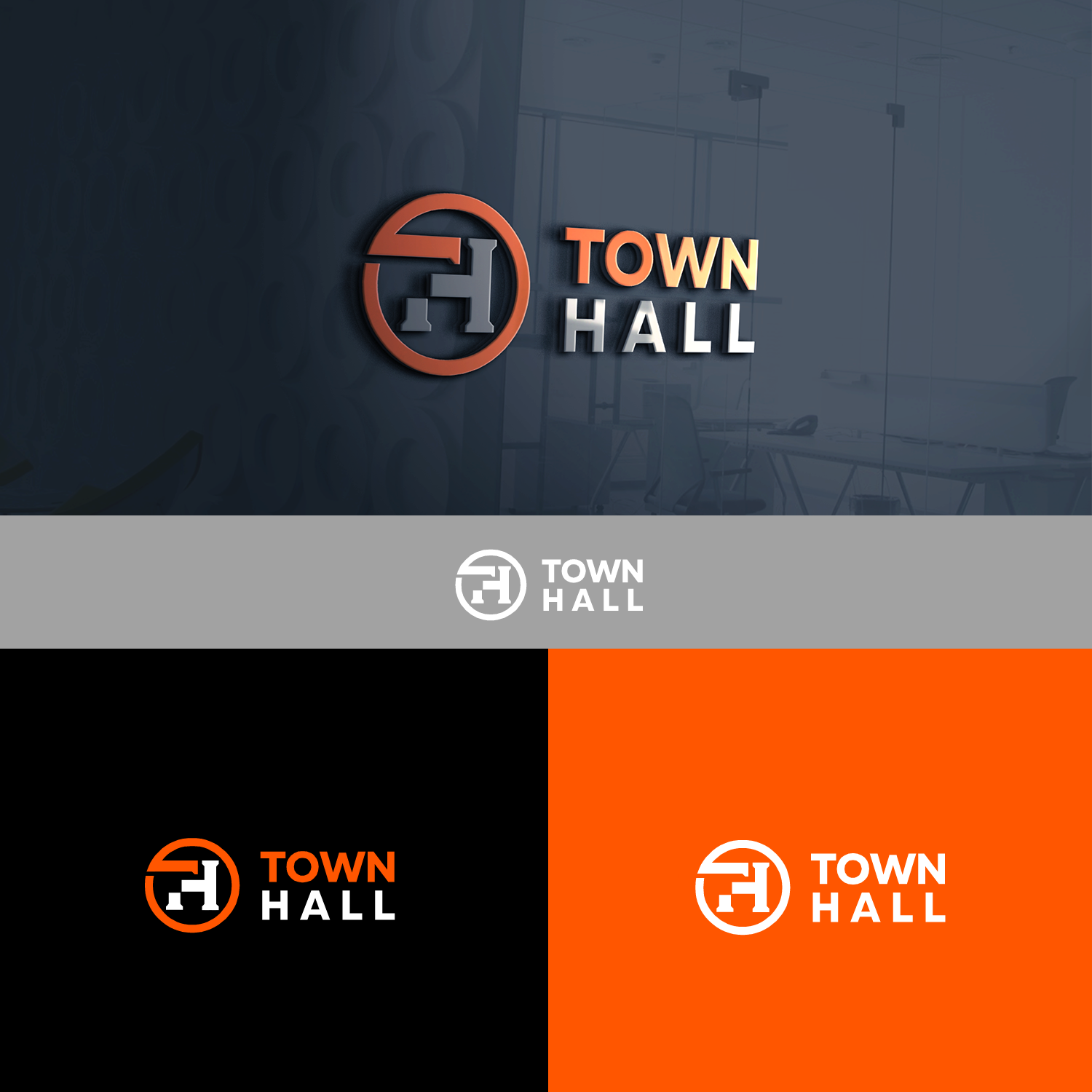 Logo-Design von S.N.Y™-01 für Town Hall | Design #30151460