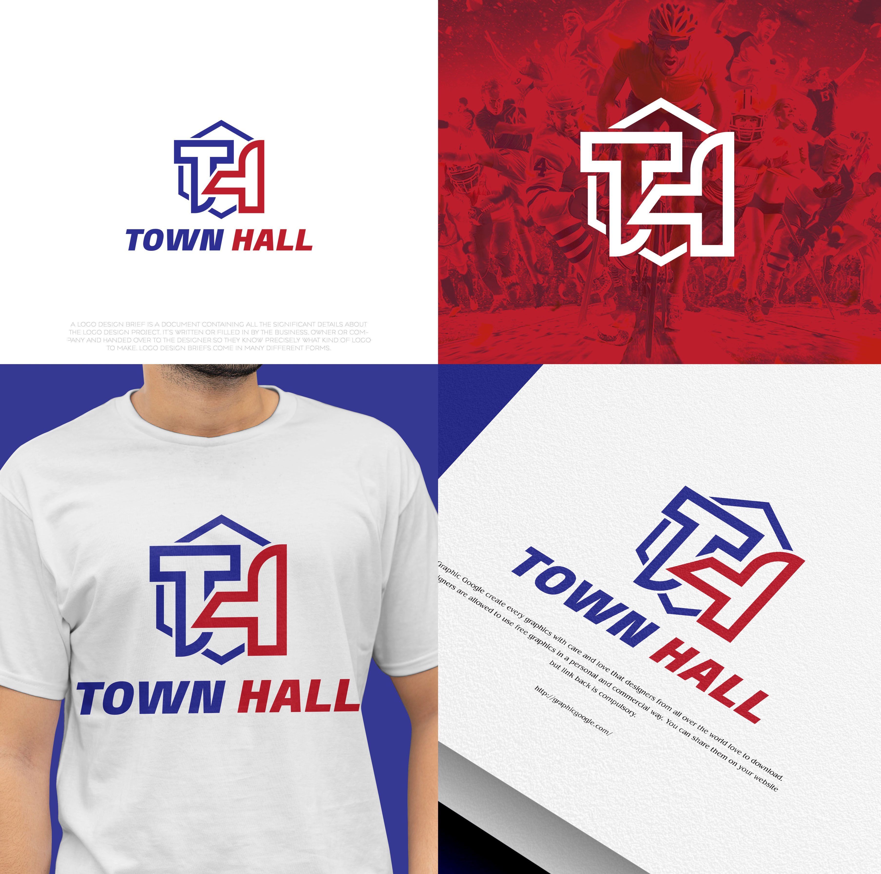 Logo Design by aexo for Town Hall | Design #30146063