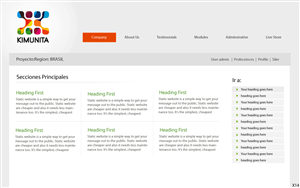 Web Design by pb for Kimunita LLC | Design: #751308