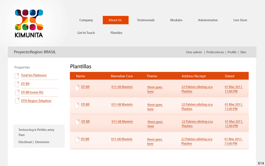 Web Design by pb for Kimunita LLC | Design #751309