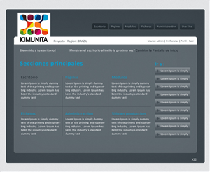Web Design by pb for Kimunita LLC | Design: #752292