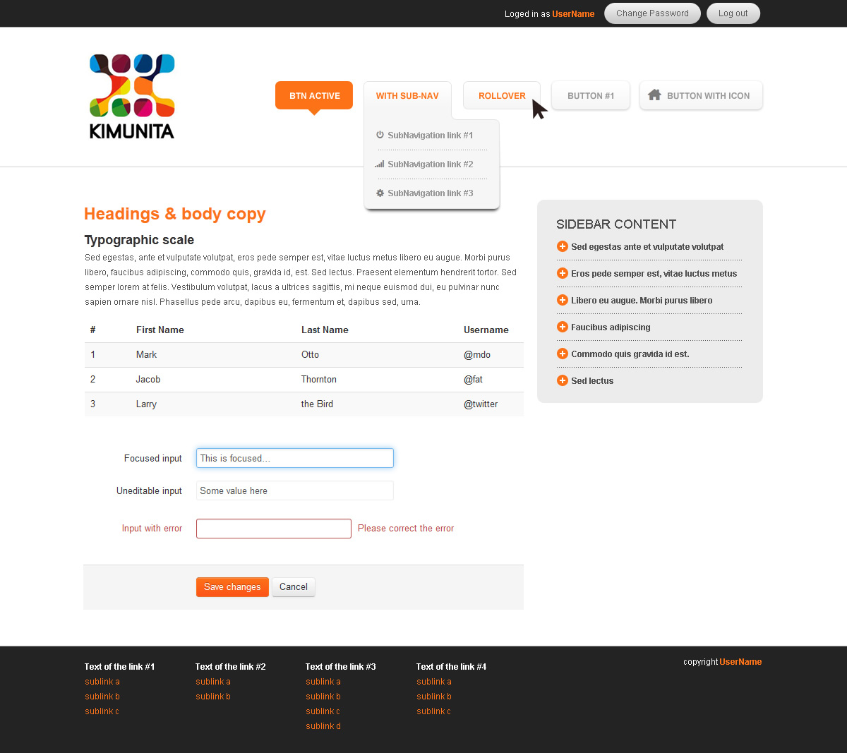 Web Design by RPettinari for Kimunita LLC | Design #757890