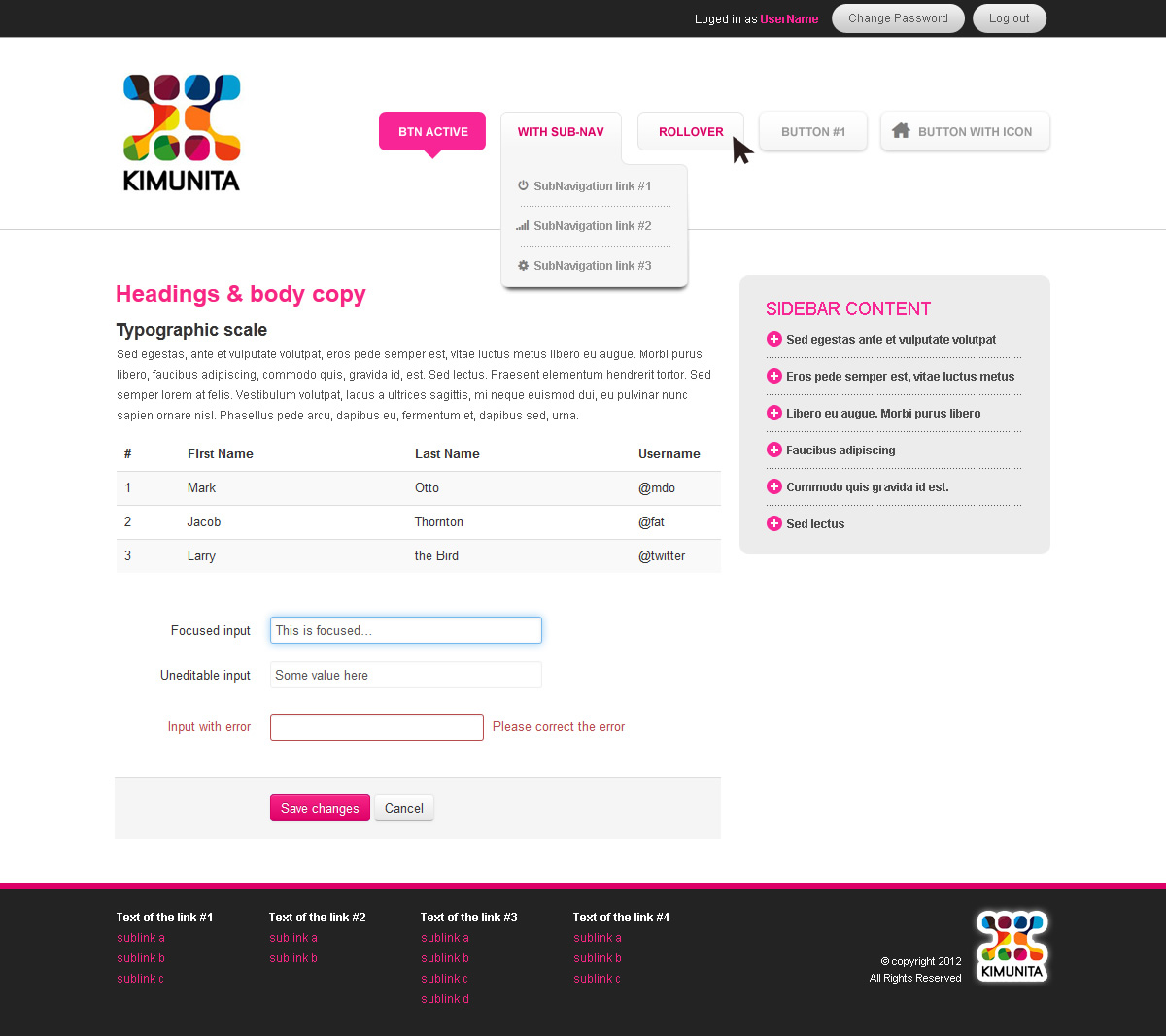 Web-Design von RPettinari für Kimunita LLC | Design #757895