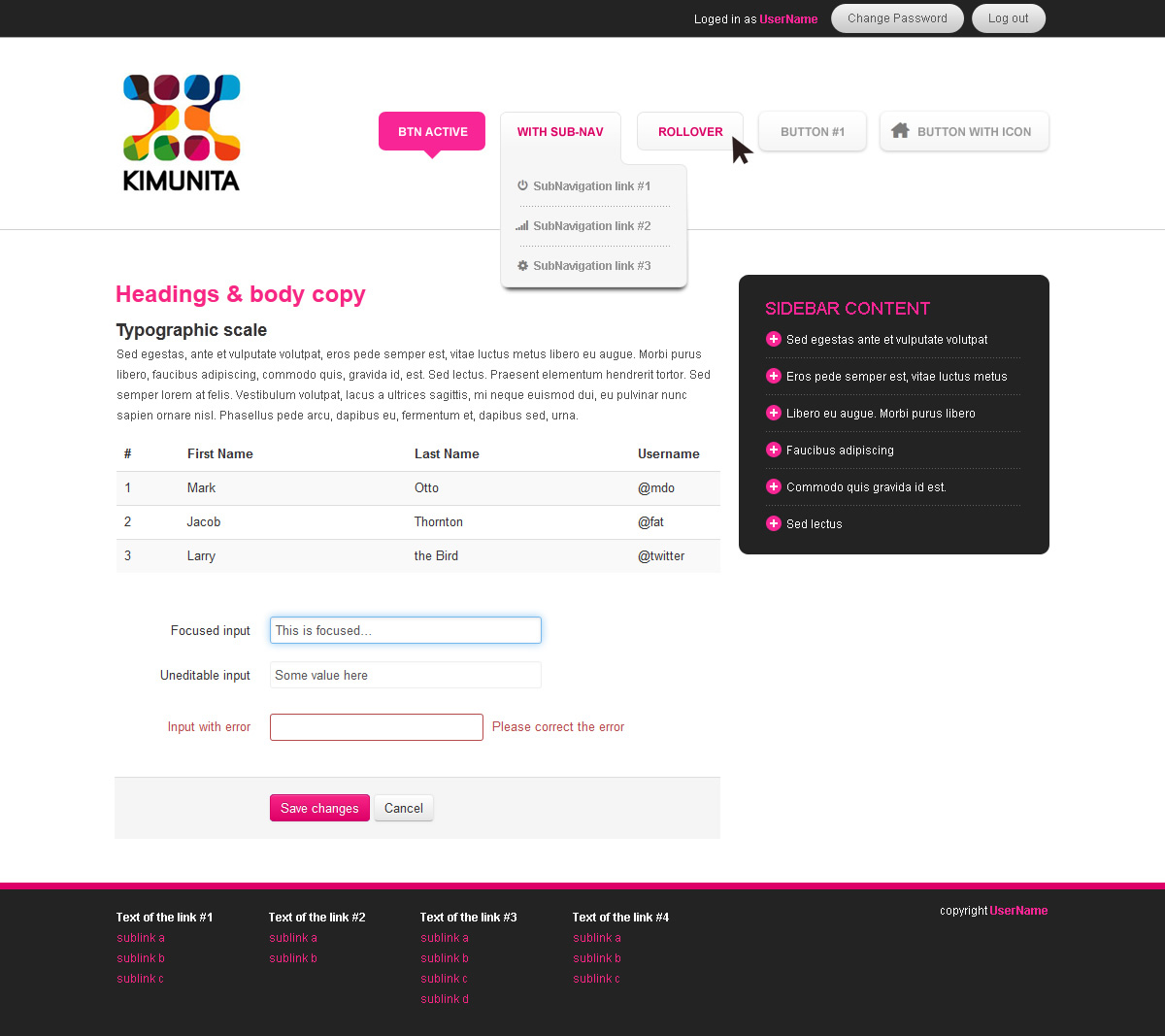 Web Design by RPettinari for Kimunita LLC | Design #757896