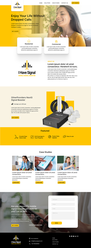 Web Design par DeriMH pour r2netsolutions | Design #30166407