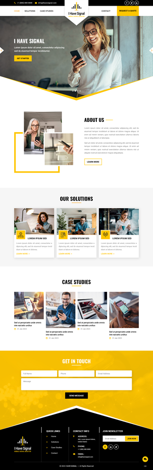 Web Design par pb pour r2netsolutions | Design #30171205