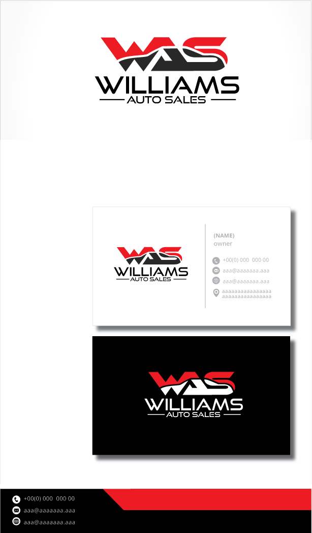 Logo Design by zebronicgraphic for Williams auto sales | Design #30155268