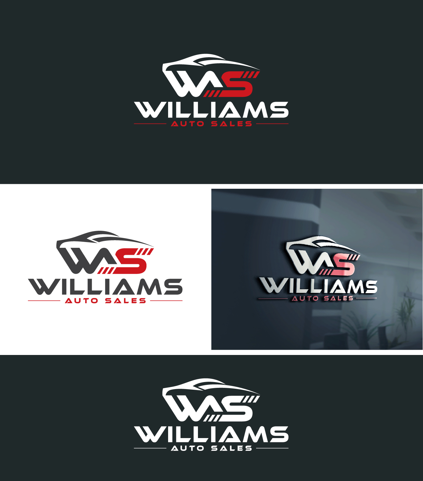 Logo Design by AL-BARAKAH for Williams auto sales | Design #30156221