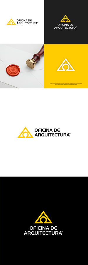 Logo Design by creative.visuals for Oficina de Arquitectura - J.G.A.B. Arquitectos Associados, Lda - 517405334 | Design: #30206306