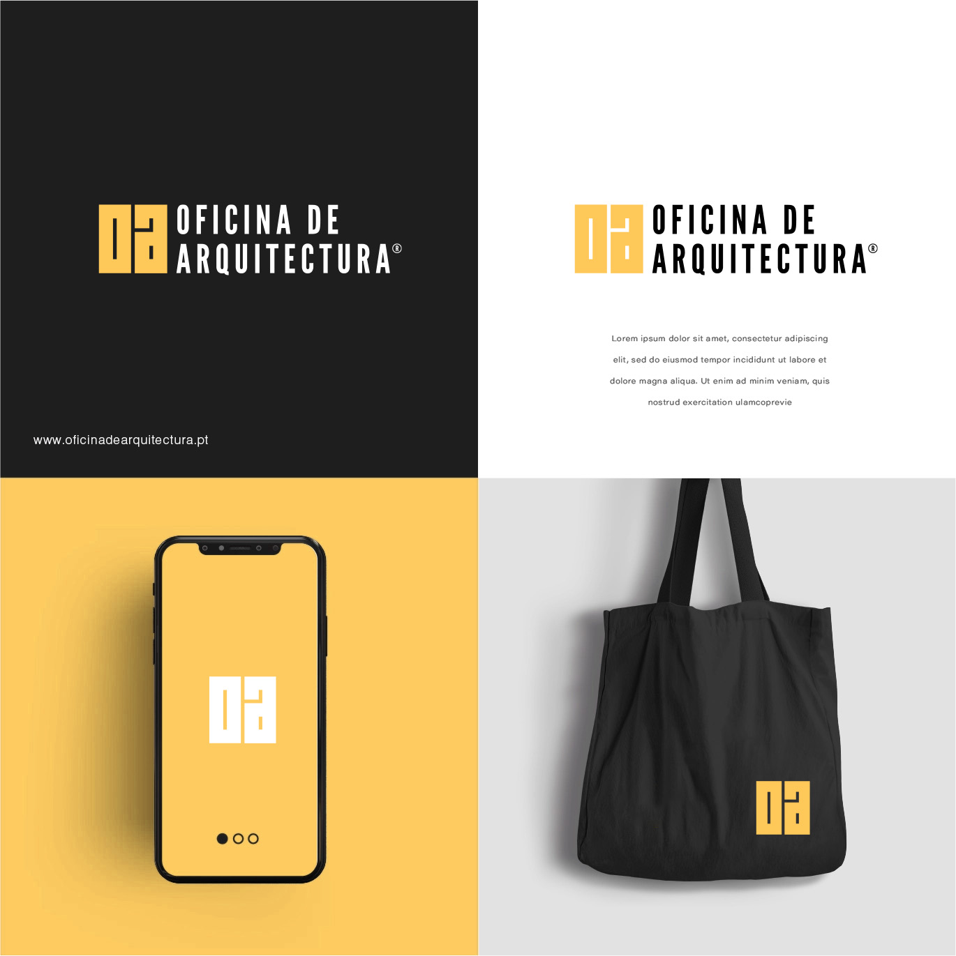Diseño de Logo por creative.visuals para Oficina de Arquitectura - J.G.A.B. Arquitectos Associados, Lda - 517405334 | Diseño #30263089