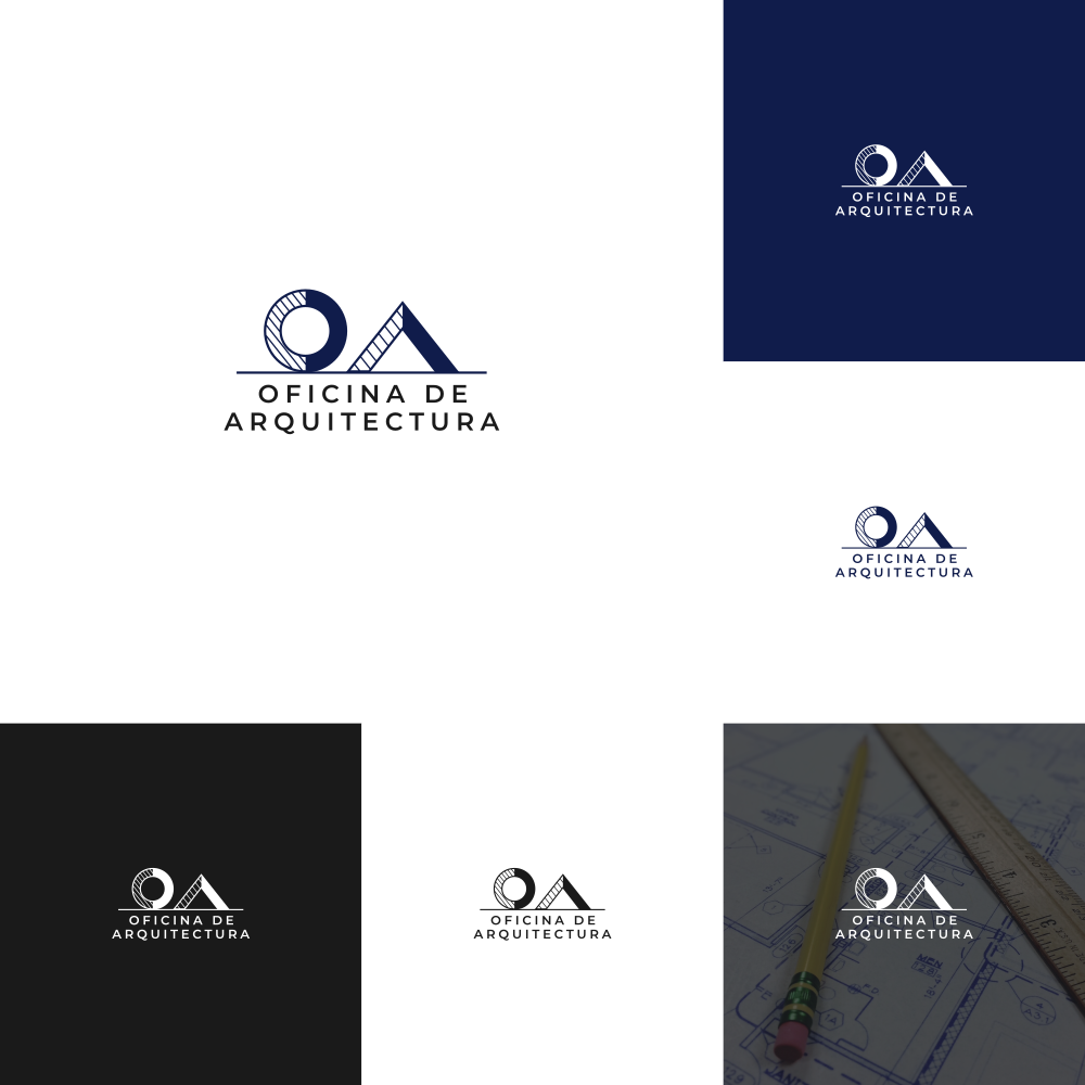 Logo Design by alitjuara for Oficina de Arquitectura - J.G.A.B. Arquitectos Associados, Lda - 517405334 | Design #30181813