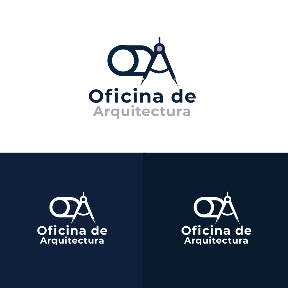 Logo Design by alitjuara for Oficina de Arquitectura - J.G.A.B. Arquitectos Associados, Lda - 517405334 | Design #30181817