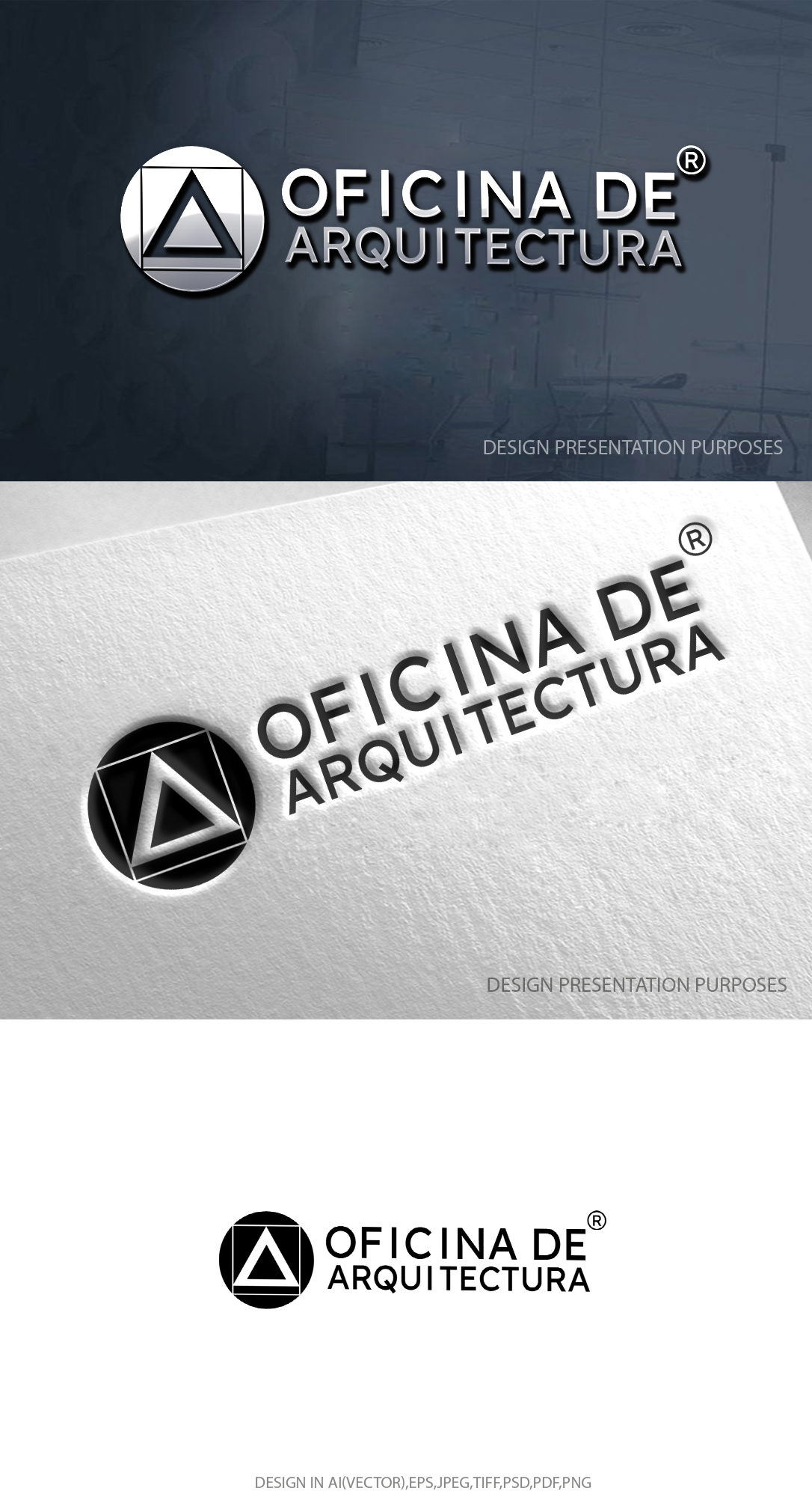 Diseño de Logo por zebronicgraphic para Oficina de Arquitectura - J.G.A.B. Arquitectos Associados, Lda - 517405334 | Diseño #30155510