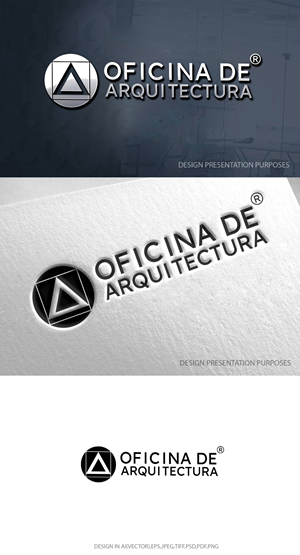 Diseño de Logo por zebronicgraphic para Oficina de Arquitectura - J.G.A.B. Arquitectos Associados, Lda - 517405334 | Diseño: #30155510
