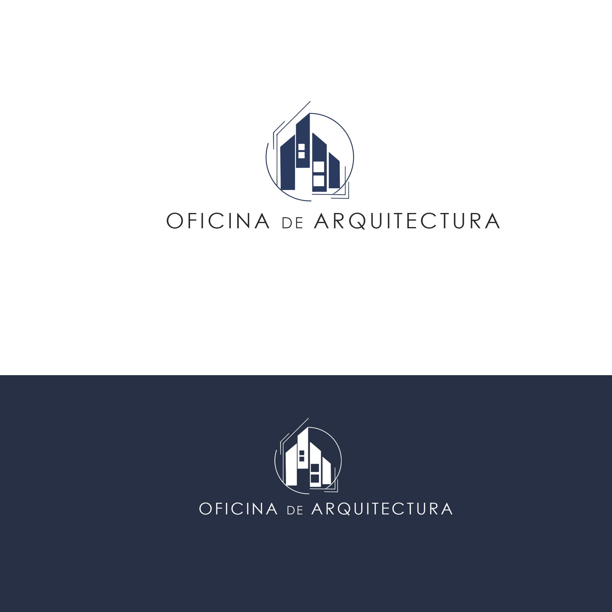 Logo Design by cristina.basoiu 2 for Oficina de Arquitectura - J.G.A.B. Arquitectos Associados, Lda - 517405334 | Design #30156218