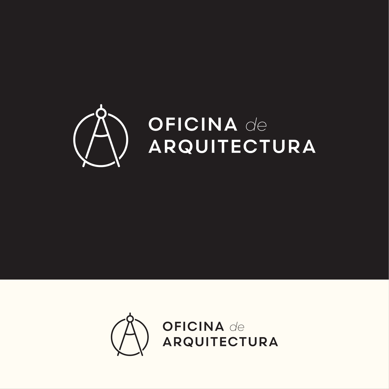 Logo Design by pixel stories for Oficina de Arquitectura - J.G.A.B. Arquitectos Associados, Lda - 517405334 | Design #30172735