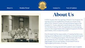 Diseño Web por Say Cheese Digital Design para Boston City Hospital School of Nursing | Diseño: #30175349