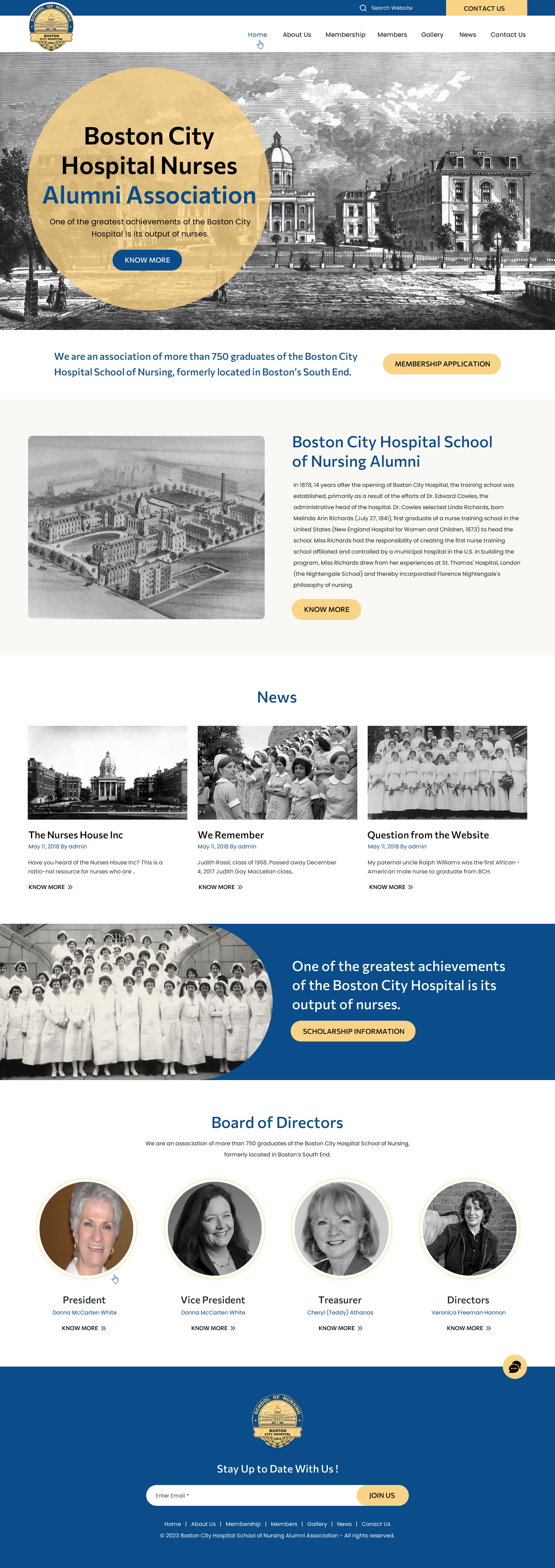 Diseño Web por rightway para Boston City Hospital School of Nursing | Diseño #30168610