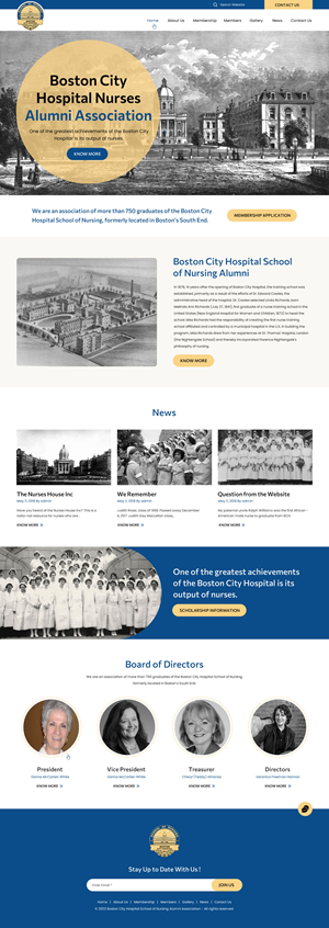 Diseño Web por rightway para Boston City Hospital School of Nursing | Diseño: #30168610